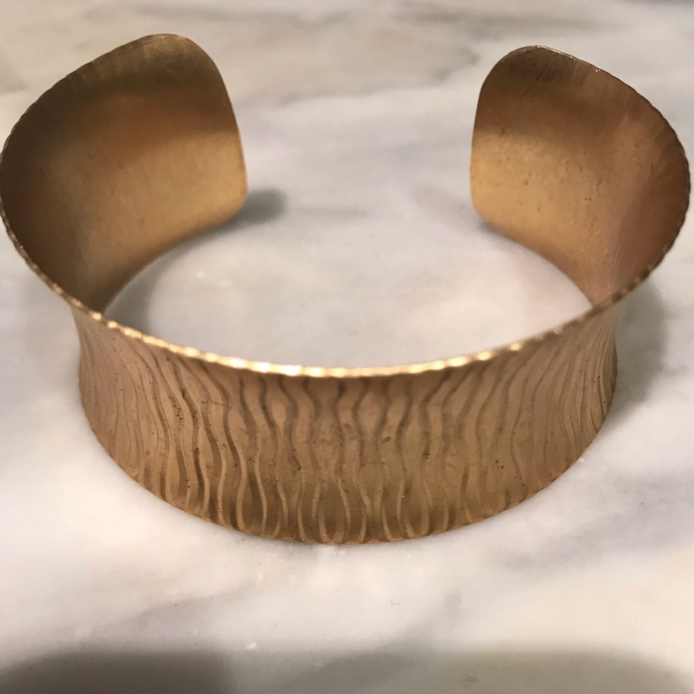 NIB Antique gold cuff by AV Max